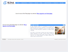 Tablet Screenshot of ec-packing.com